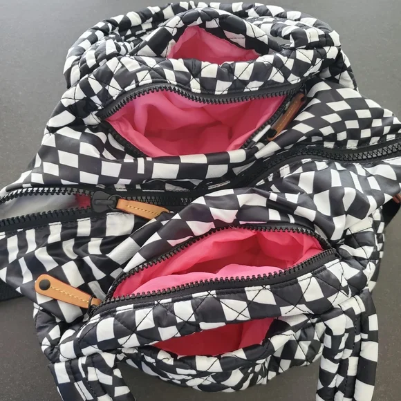 MZ WALLACE Small Metro Tote Deluxe, Checkerboard - Picture 11 of 13